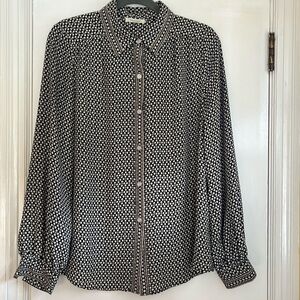 Max Studio button front blouse